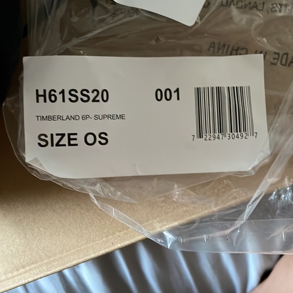 Supreme x Timberland Collab 6 Panel Cap - Picture 5 of 5